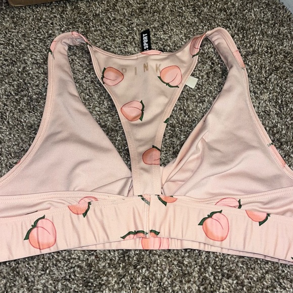 PINK Victoria's Secret Peach Print Bra - Picture 6 of 6